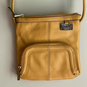Tignanello leather crossbody bag